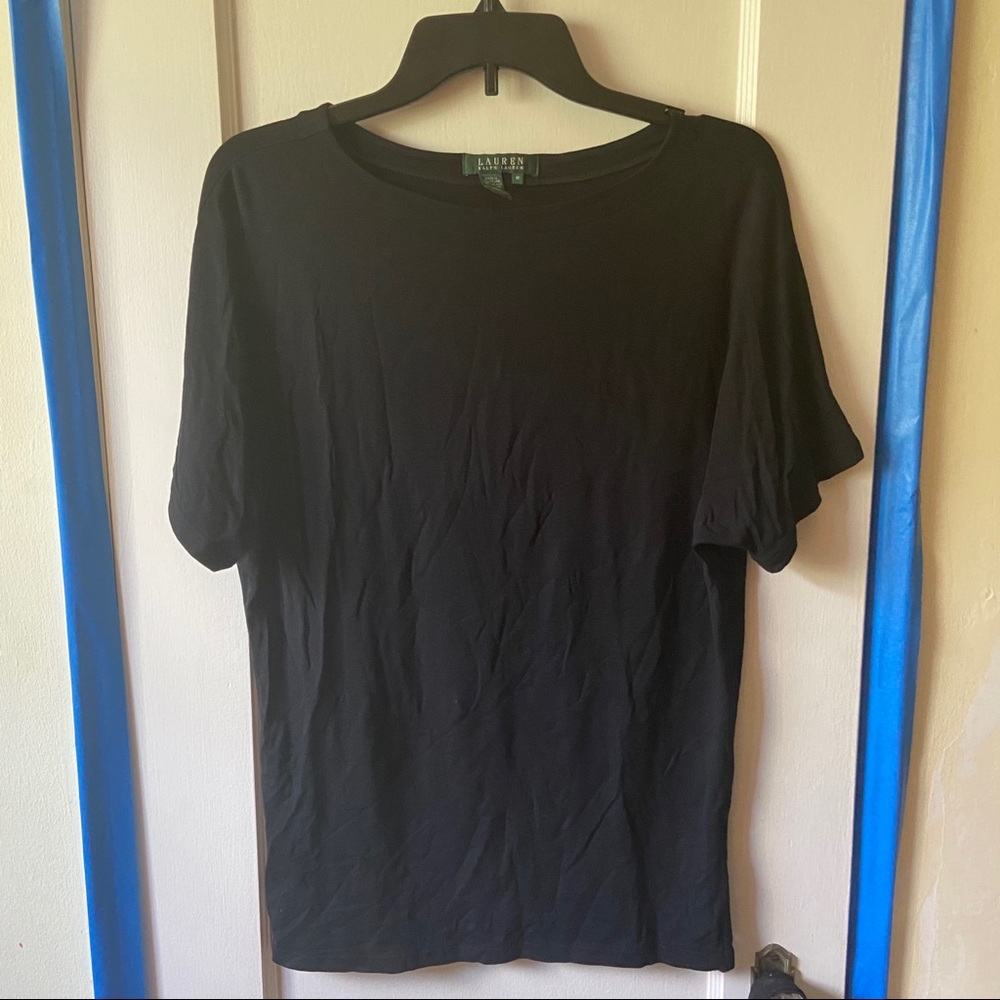 RALPH LAUREN BLACK TEE